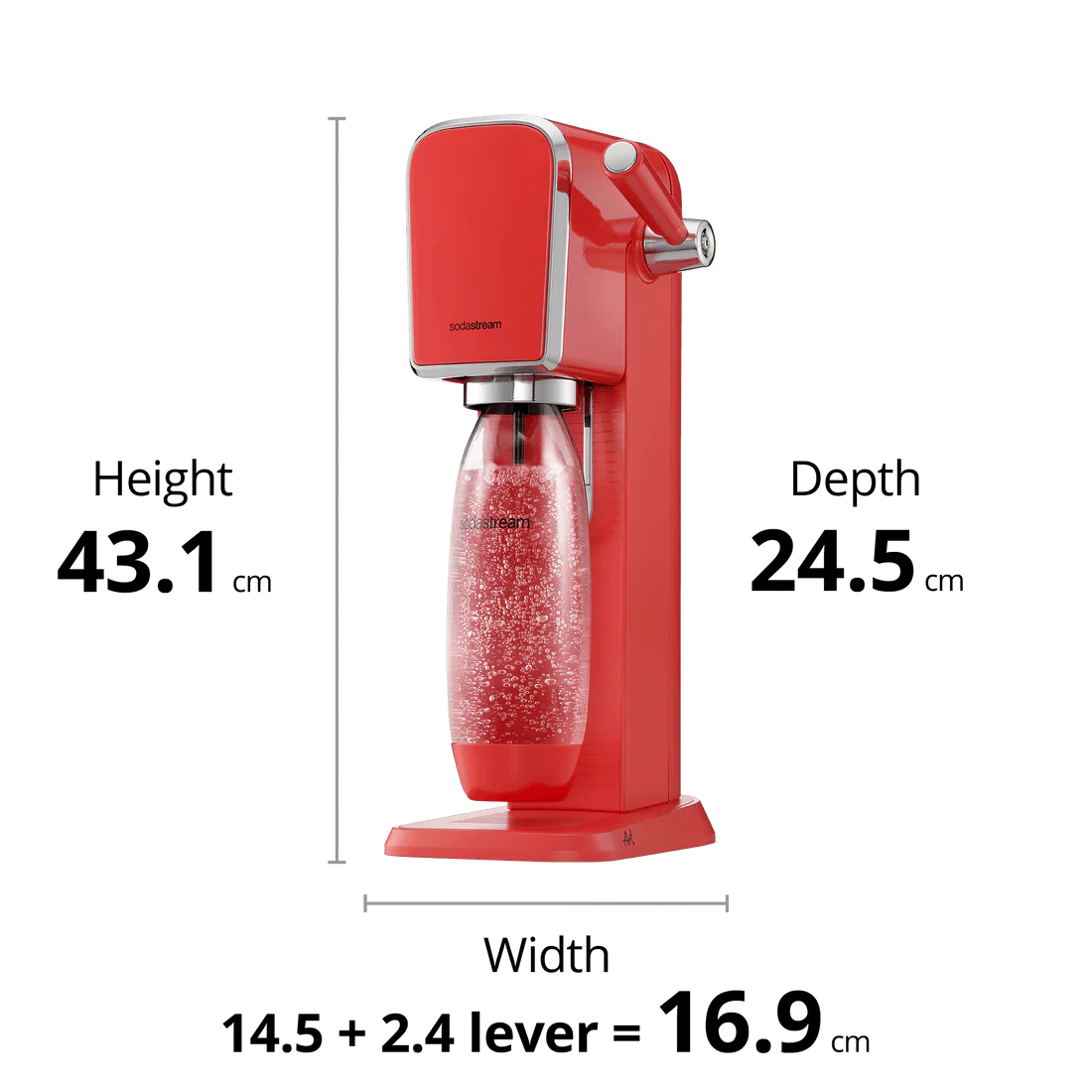 Soda Maker Starter Kit, Art Mandarin - Image 3