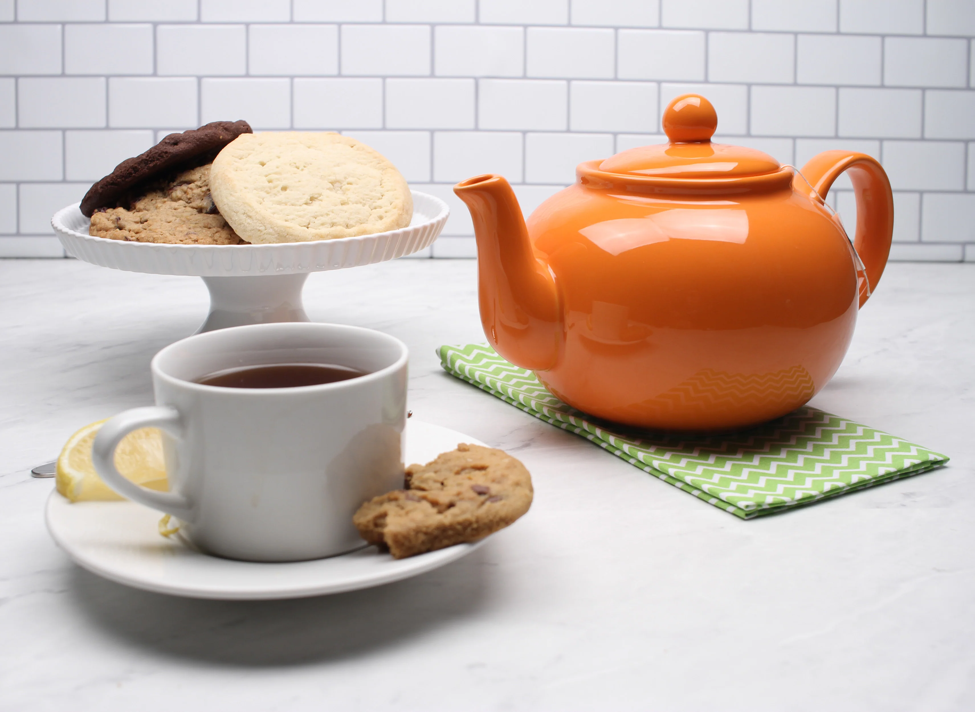 Teapot 6 cup, Orange - Image 2