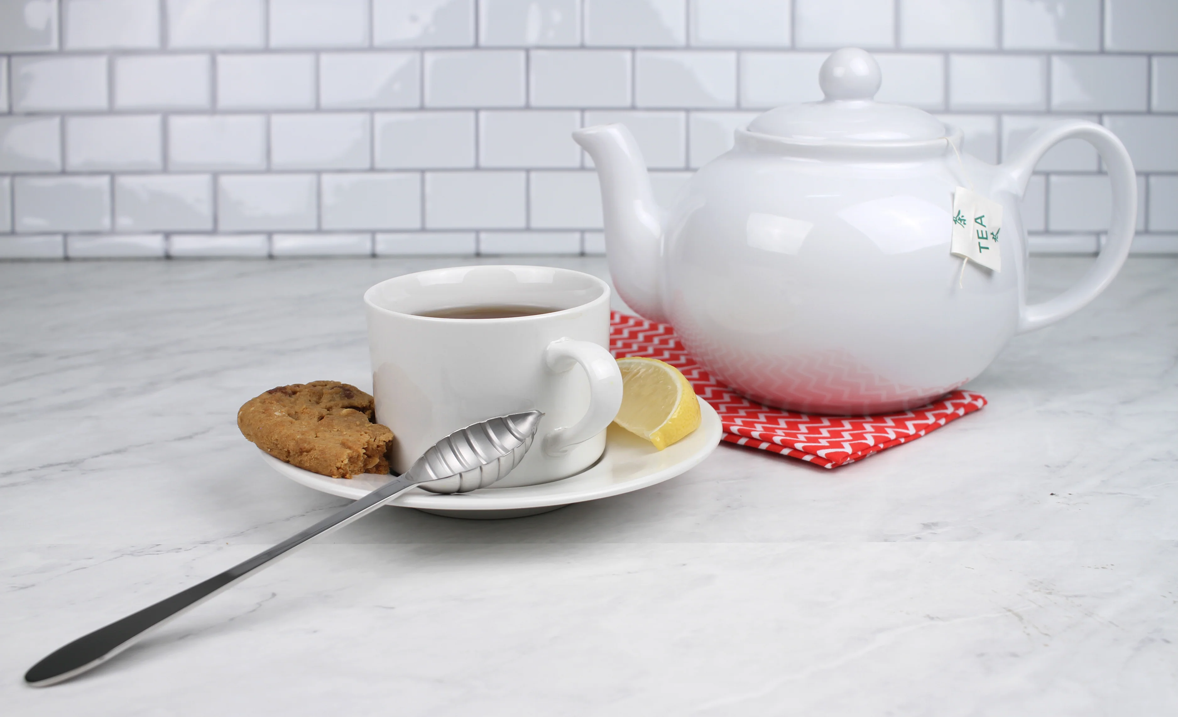 Teapot 6 cup, White - Image 2