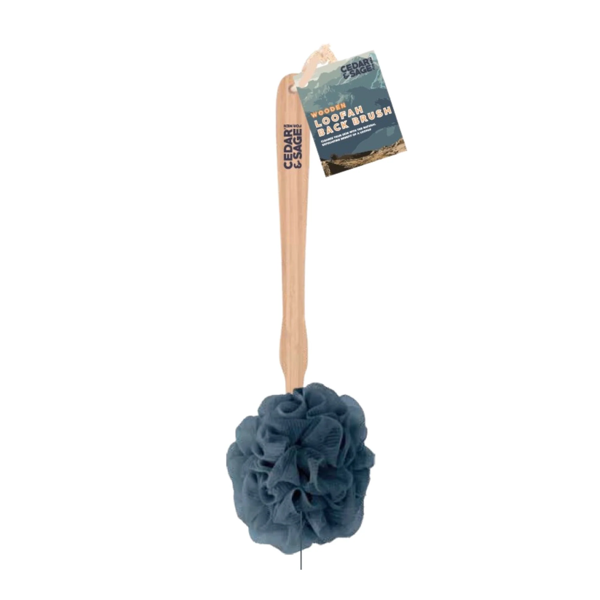 Wooden Loofah Back Brush