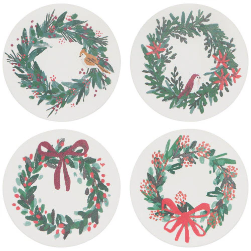 Coasters, Christmas Wreaths - Image 1