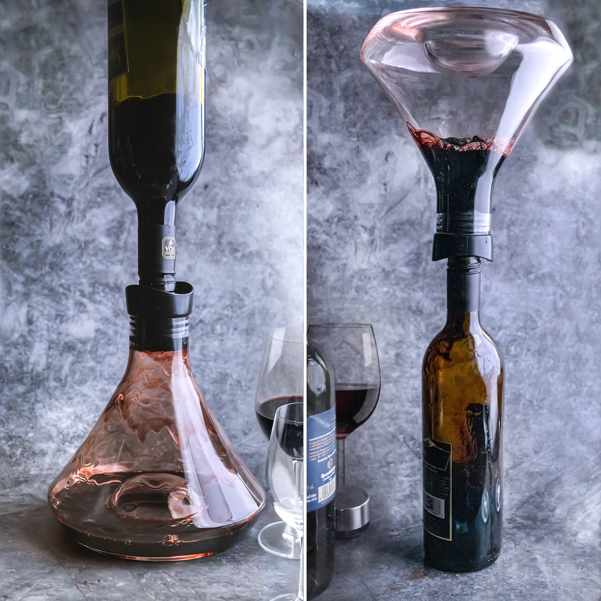 Wine Decanter, Inversion Aerating - Image 3