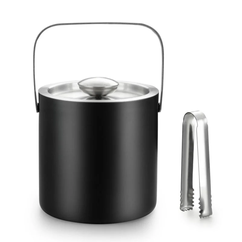 Ice Bucket & Tongs - Image 1