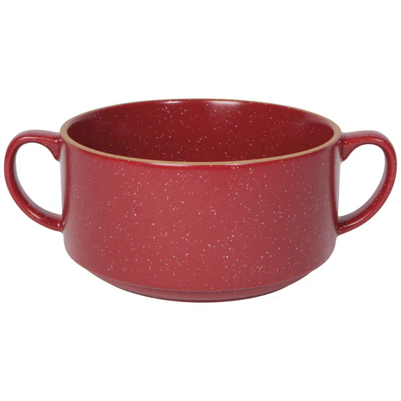 Soup Bowl, Red - Image 1
