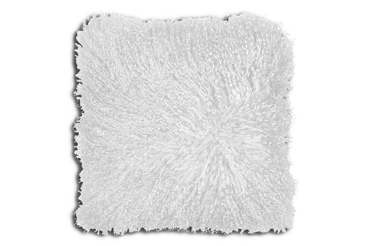 Cushion - Khulan Lambs Wool Silver - Image 1