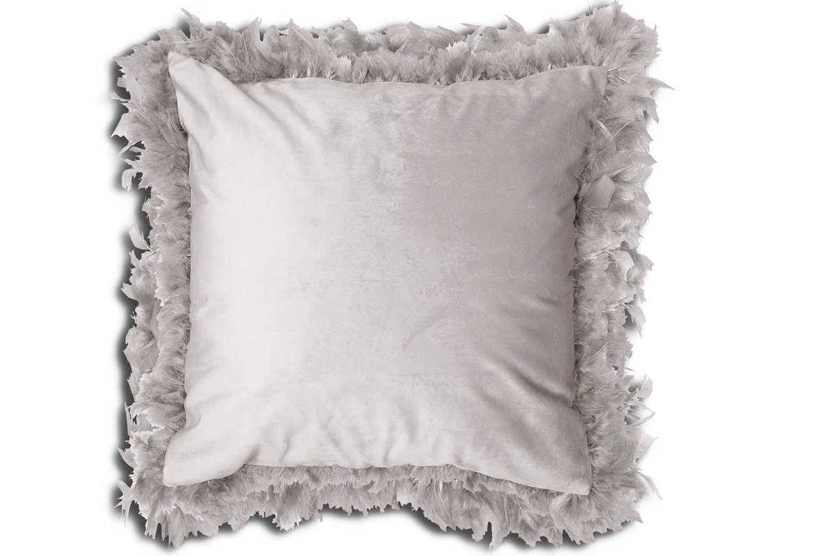 Cushion – Lucia Feathered Grey