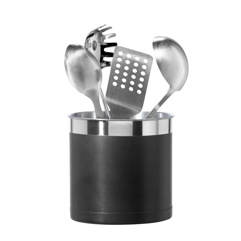 Utensil Holder, Black - Image 2