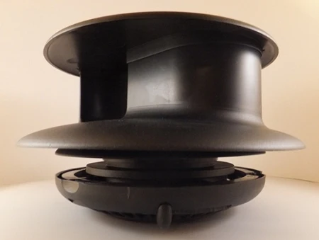 Flettner Ventilator TCX-2  Round Base, BLACK - Image 3