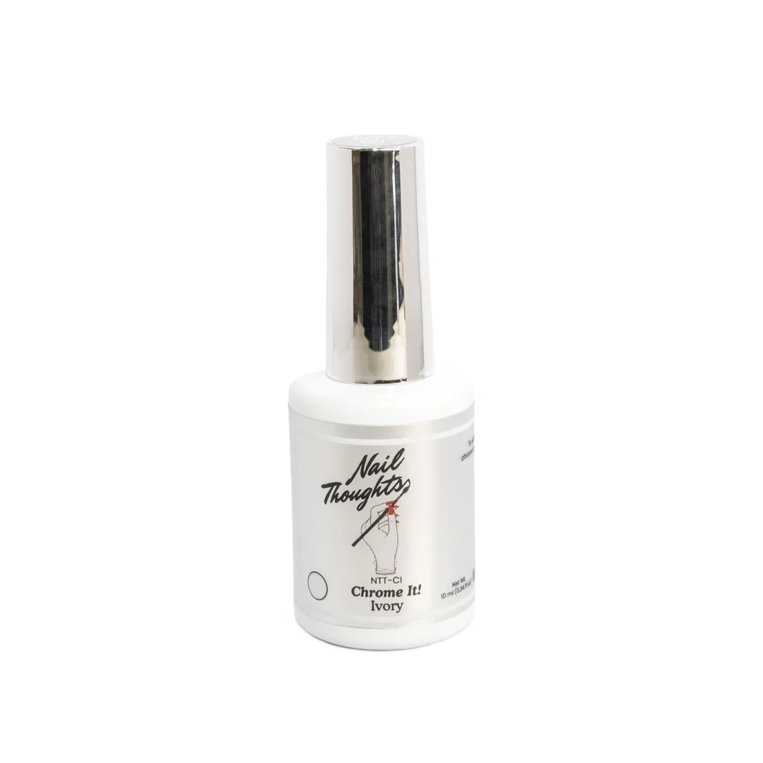 Nail Thoughts – NTT-CI -Chrome It! Ivory Non-Wipe Gel