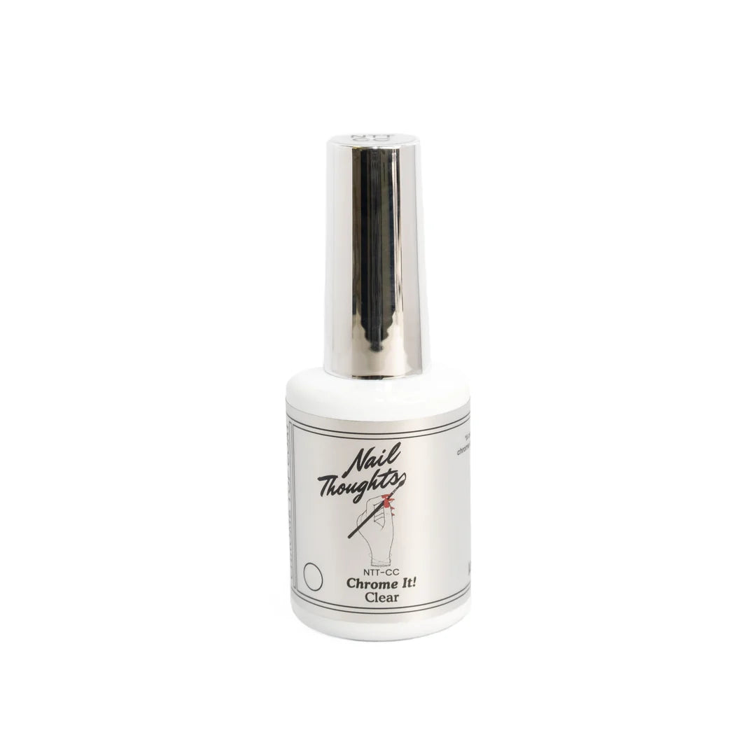 Nail Thoughts – NTT-CC -Chrome It! Clear Non-Wipe Gel