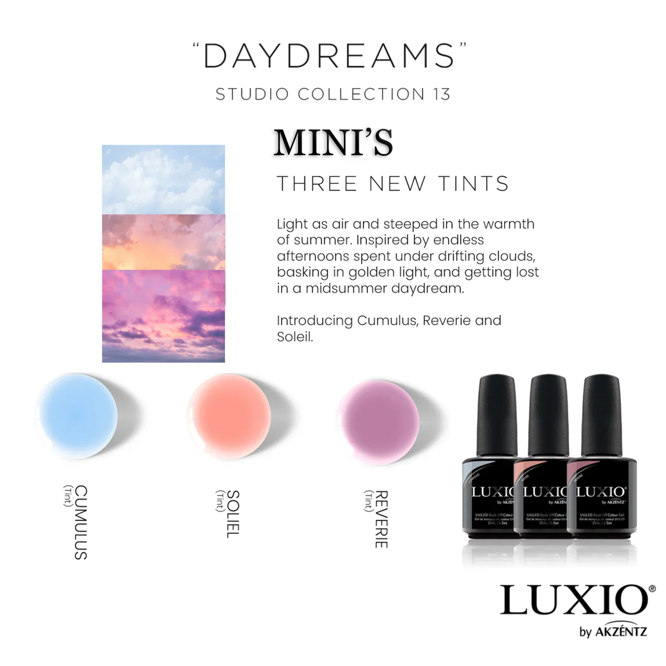 Luxio Daydreams Studio Nº13 Mini Set (3×5 ml)