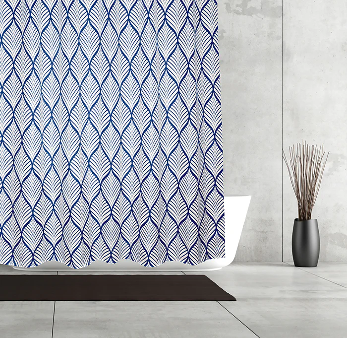 Shower Curtain, Deco Leaf - Image 1