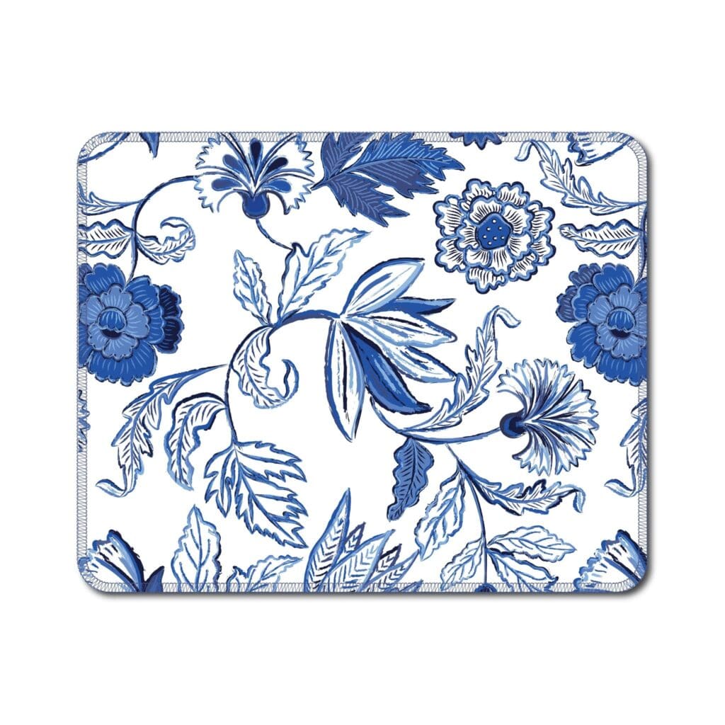 Reusable Paper Towels, Blue Flowers - Image 1