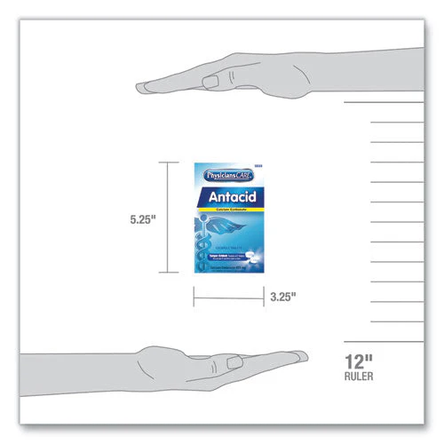 Antacid Calcium Carbonate Medication, Two-pack, 50 Packs/box - Image 2