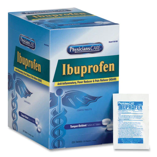 Ibuprofen Pain Reliever, Two-pack, 125 Packs/box - Image 2