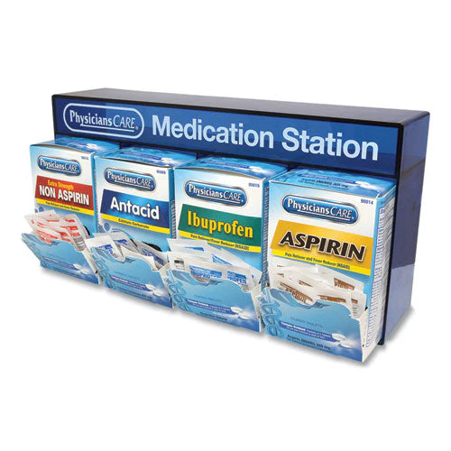 Medication Station, Aspirin, Ibuprofen, Non Aspirin Pain Reliever, Antacid - Image 2