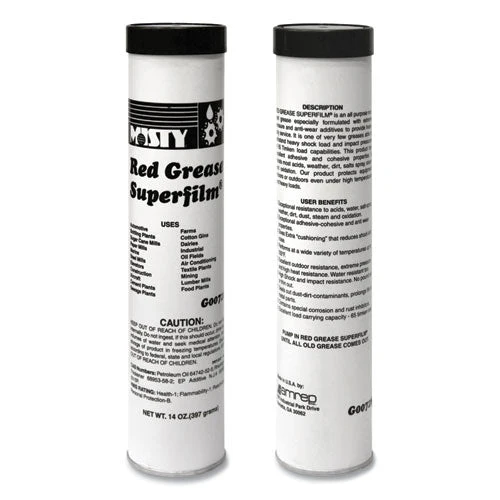 Nlgi #2 Red Grease, 14 Oz Tube, 48/carton - Image 3