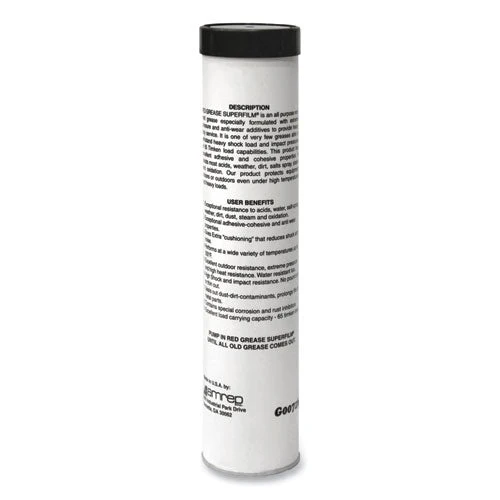 Nlgi #2 Red Grease, 14 Oz Tube, 48/carton - Image 2