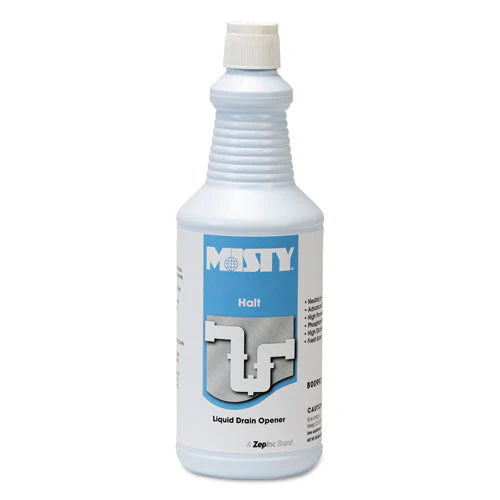 Halt Liquid Drain Opener, 32 Oz Bottle, 12/carton - Image 1