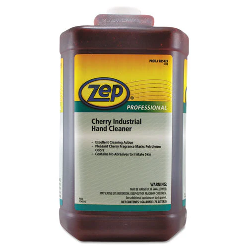 Cherry Industrial Hand Cleaner, Cherry, 1 Gal Bottle, 4/carton - Image 1