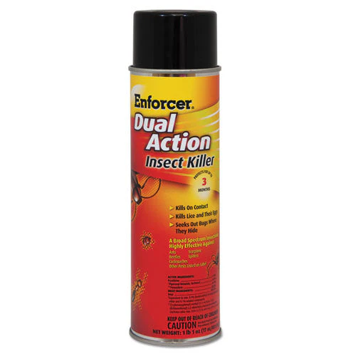 Dual Action Insect Killer, For Flying/crawling Insects, 17 Oz Aerosol Spray, 12/carton - Image 1