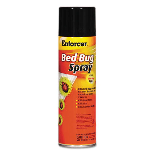 Bed Bug Spray, For Bed Bugs/dust Mites/lice/moths, 14 Oz Aerosol Spray, 12/carton - Image 1