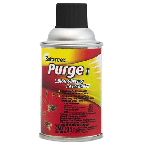 Purge I Metered Flying Insect Killer, 7.3 Oz Aerosol Spray, Unscented, 12/carton - Image 1
