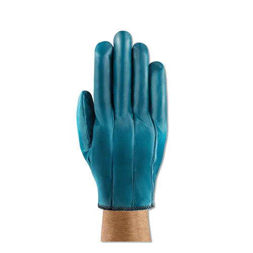 Hynit Nitrile Gloves, Blue, Size 7 1/2, Dozen - Image 1