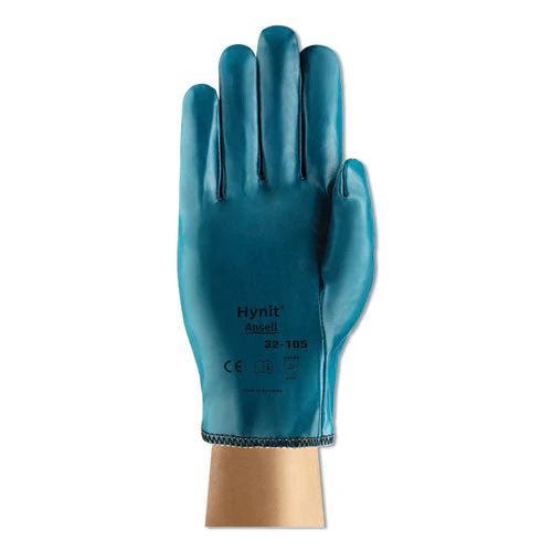 Hynit Nitrile Gloves, Blue, Size 7 1/2, Dozen - Image 2