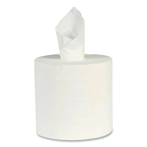 Recycled Center-pull Paper Towels, 2-ply, 7.68 X 15.87, White, 6 Rolls/carton - Image 1