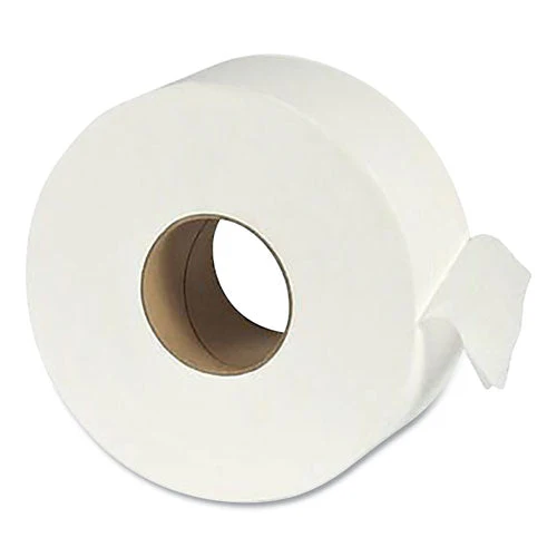 Recycled 1-ply Jumbo Bathroom Tissue, Septic Safe, White, 3.5" X 3,000 Ft, 12 Rolls/carton - Image 1