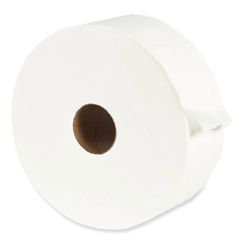 1-ply Jumbo Bathroom Tissue, Septic Safe, White, 3.55″ X 3,000 Ft, 6 Rolls/carton