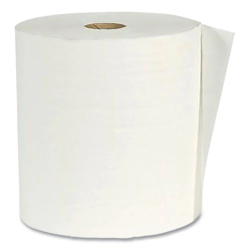 Hardwound Paper Towel Roll, Virgin Paper, 1-ply, 7.88" X 800 Ft, White, 6/carton - Image 1