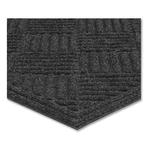 Ecomat Crosshatch Entry Mat, 48 X 27, Charcoal - Image 2