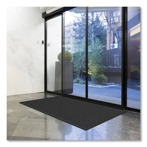 Ecomat Crosshatch Entry Mat, 48 X 27, Charcoal - Image 3