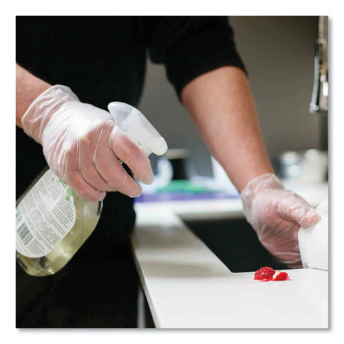 Industrial Vinyl Gloves, Powder-free, 3 Mil, Large, Clear, 100/box, 10 Boxes/carton - Image 2