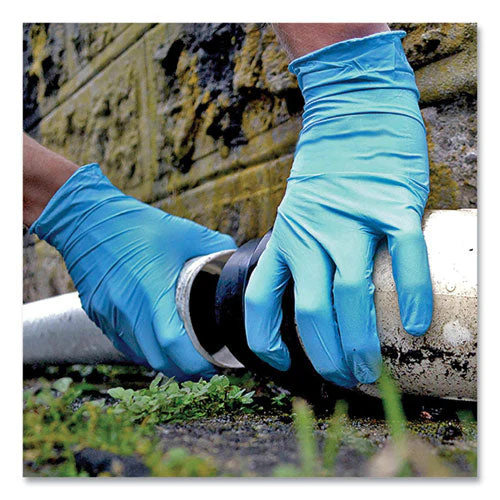 Industrial Nitrile Gloves, Powder-free, 5 Mil, Blue, Large, 100 Gloves/box, 10 Boxes/carton - Image 3