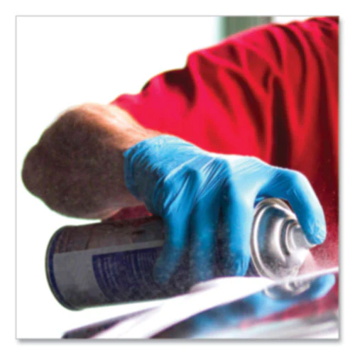 Industrial Nitrile Gloves, Powder-free, 3 Mil, Medium, Blue, 100/box, 10 Boxes/carton - Image 2