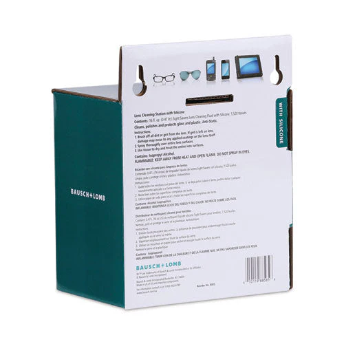 Sight Savers Lens Cleaning Station, 16 Oz Plastic Bottle, 6.5 X 4.75, 1,520 Tissues/box - Image 3