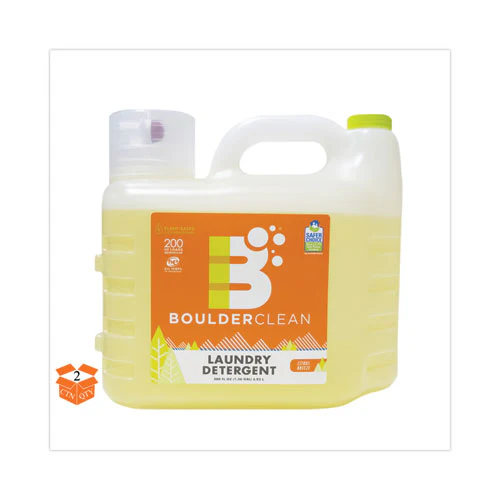 Liquid Laundry Detergent, Citrus Breeze, 200 Oz Bottle, 2/carton - Image 1