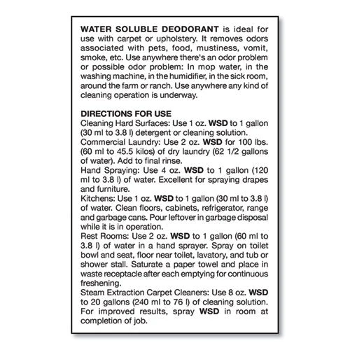 Water-soluble Deodorant, Mountain Air, 1 Gal Bottle, 4/carton - Image 2