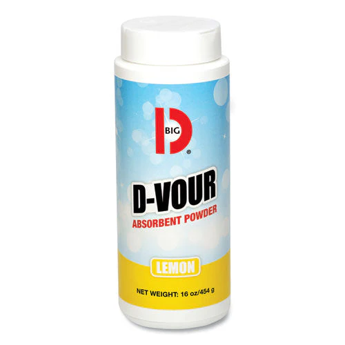 D-vour Absorbent Powder, Lemon, 16 Oz Canister, 6/carton - Image 1