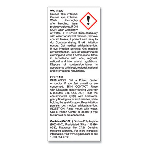 D-vour Absorbent Powder, Lemon, 16 Oz Canister, 6/carton - Image 3