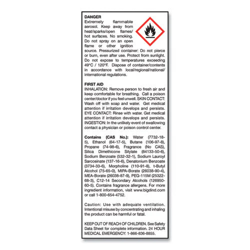 No-vacuum Carpet Freshener, Fresh Scent, 14 Oz Aerosol Spray, 12/carton - Image 3