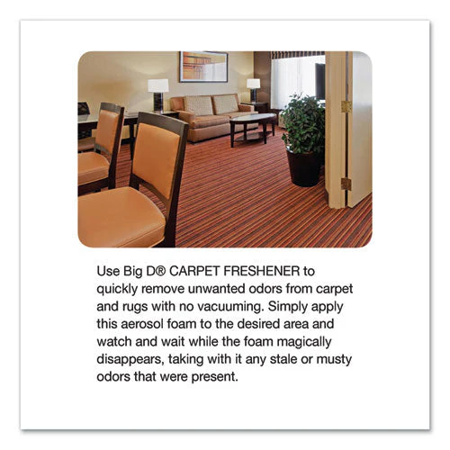 No-vacuum Carpet Freshener, Fresh Scent, 14 Oz Aerosol Spray, 12/carton - Image 2