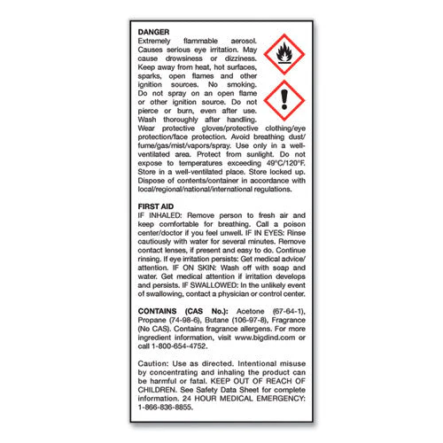Odor Control Fogger, Mountain Air Scent, 5 Oz Aerosol Spray, 12/carton - Image 3