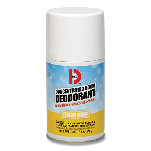 Metered Concentrated Room Deodorant, Lemon Scent, 7 Oz Aerosol Spray, 12/carton - Image 1