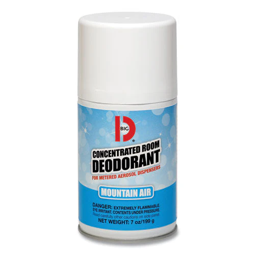Metered Concentrated Room Deodorant, Mountain Air Scent, 7 Oz Aerosol Spray, 12/carton - Image 1