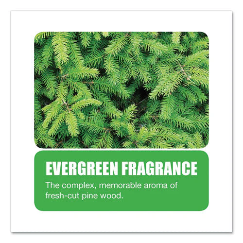 Extra Duty Urinal Screen With Non-para Block, Evergreen With Enzymes Scent, White, Dozen - Image 2