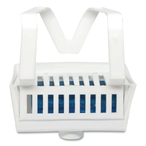 Non-para Toilet Bowl Block, Lasts 30 Days, Evergreen Scent, White, 12/box - Image 1